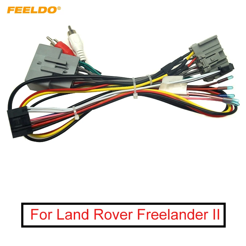 Автомобильный аудио CD/DVD плеер FEELDO 16PIN Android кабель питания адаптер для Land Rover Freelander