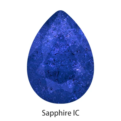 Sapphire IC Сапфир слеза падение K9 стекло с морозным узором высококачественные стразы Pointback свободные стеклянные клей для страз на ремеслах одежды - Цвет: Sapphire IC