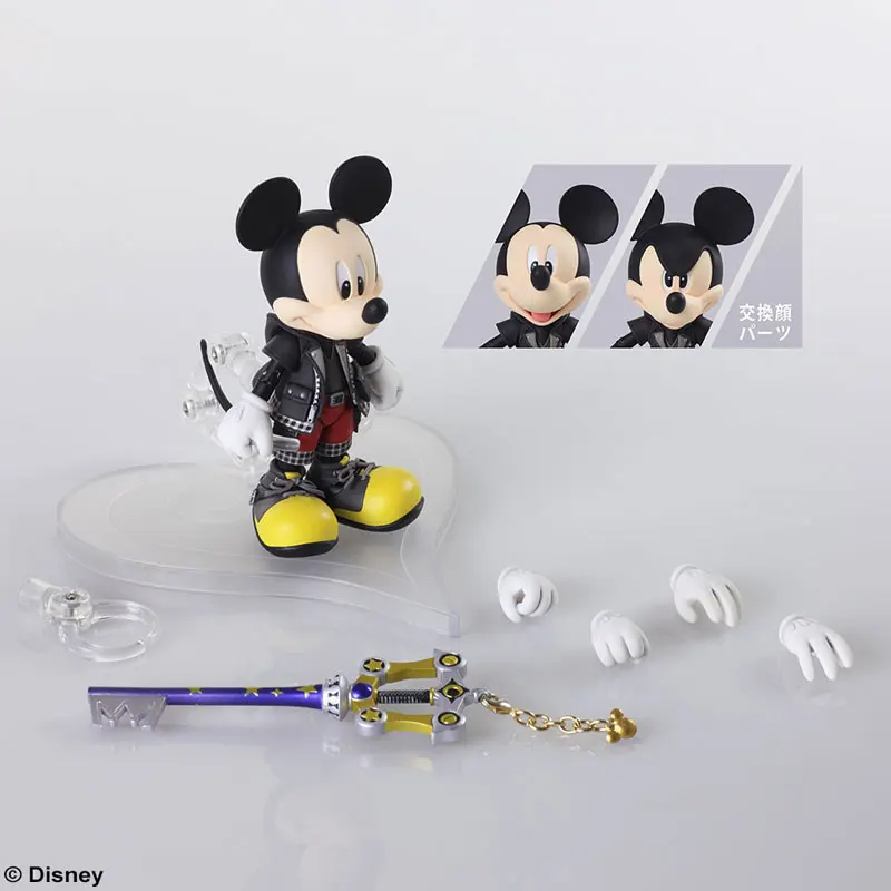 DISNEY Kingdom Hearts 2 Play Art Kai RIKU ПВХ фигурка Микки игрушка фильм игра аниме Hearts|Игровые