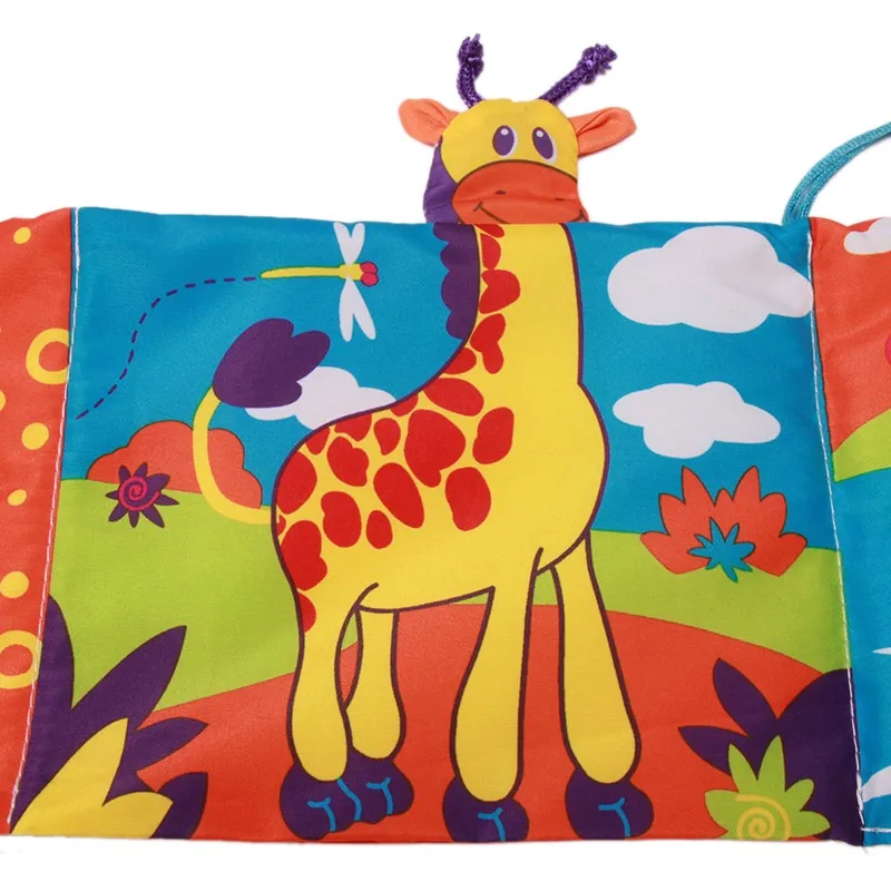 

Rattle Baby Toys 0 12 Months Newborns Cloth Book Double-sided Around Crib Baby Book Early Learning Toys For Babies