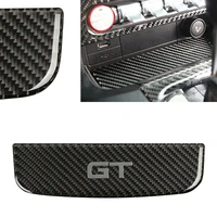 for ford mustang 2015 2019 carbon fiber interior storage box trim cover 16 17