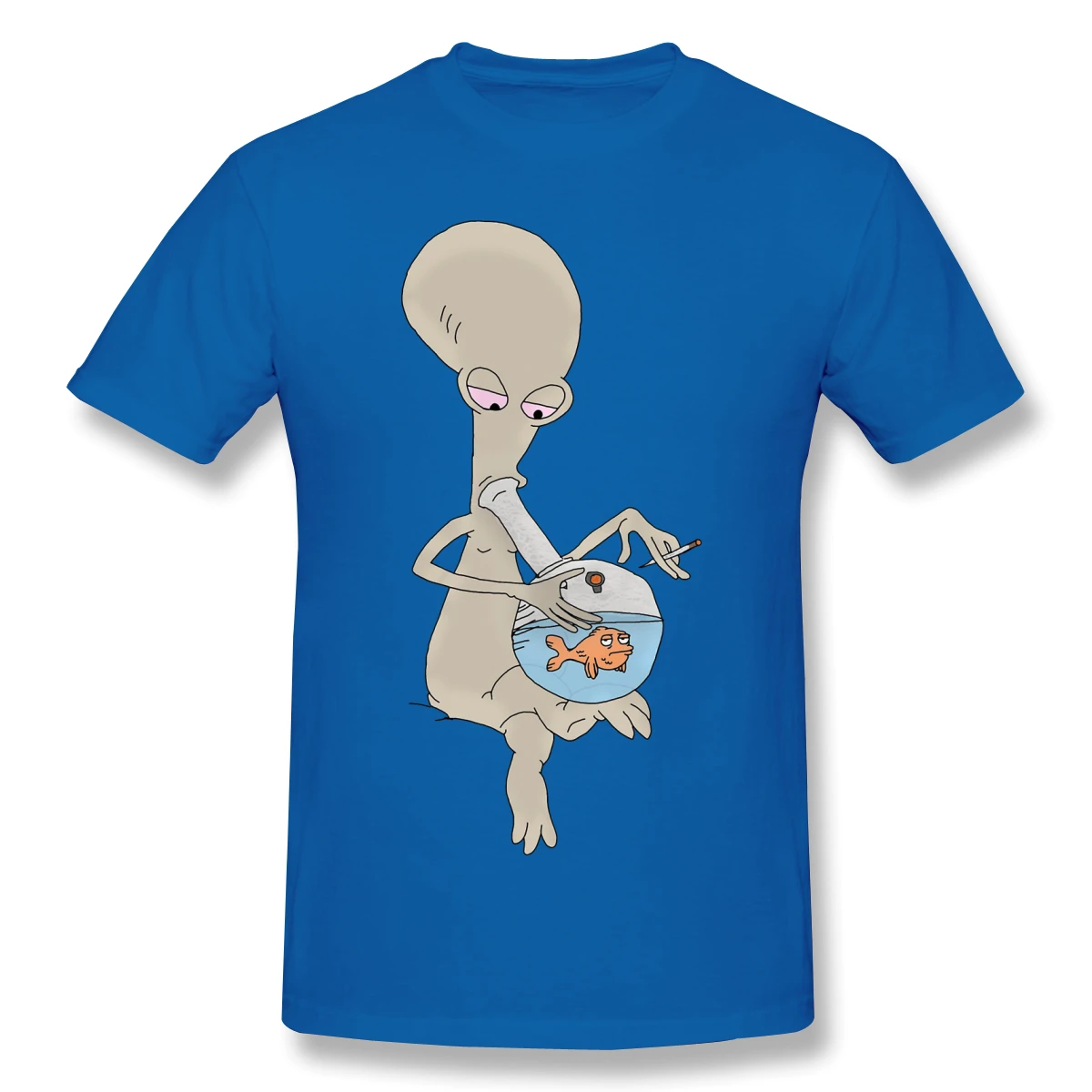 Американская футболка Красная Футболка Роджера Мужская модная с коротким