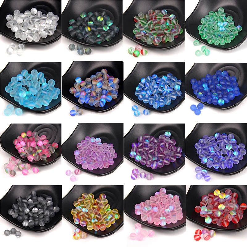 8 мм матовый лунный камень австрийский кристалл круглые свободные