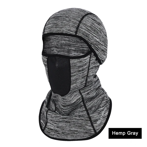 Light Gray B WEST BIKING, Зимняя Маска для лица, шарф, Теплая Лыжная маска для сноуборда, велосипеда, маска для бега, рыбалки, шеи, теплая спортивная Балаклава, шлем шляпа Кепка - Цвет: Light Gray B