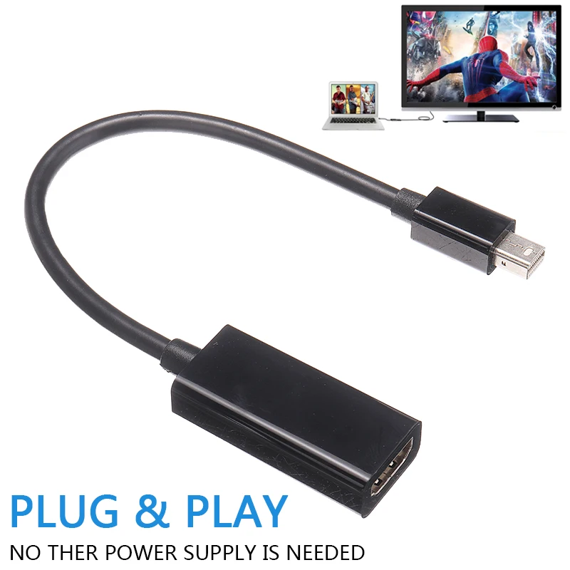 Переходник с Mini DP на HDMI совместимый кабель переходник DisplayPort совместимые