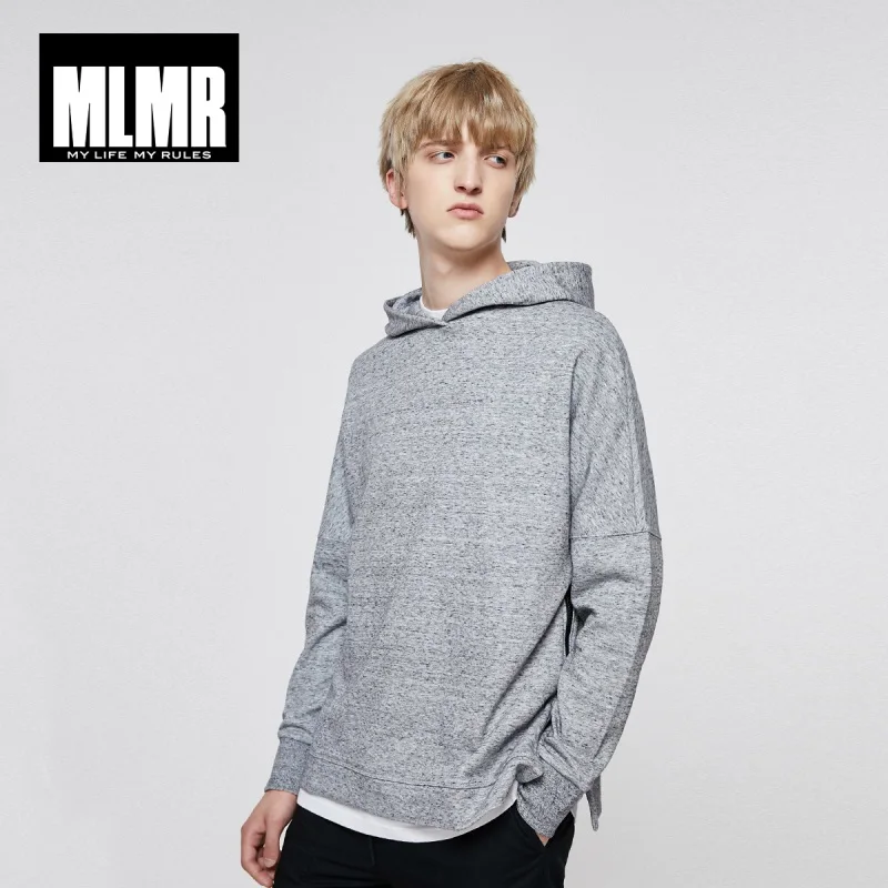 JackJones Мужская Уличная мода повседневная толстовка с капюшоном пуловер Топ свитер