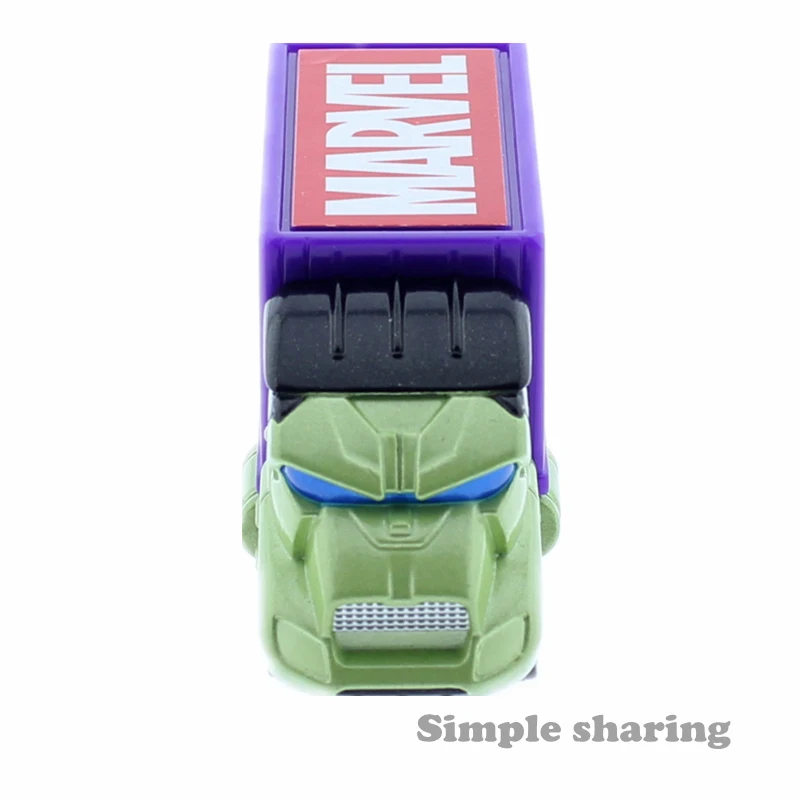Такара томика Марвел Мелодия эво. 5 0 Masked Carry Hulk Truck Model Kit литой под давлением