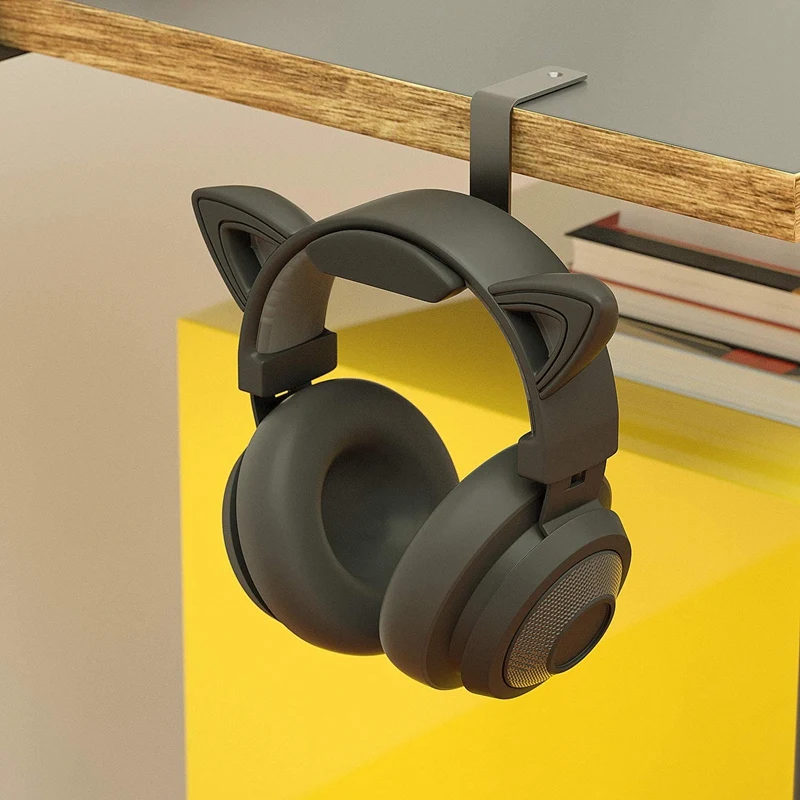 

PC Gaming Headset Headphone Hook Holder Hanger Mount, Aluminum Headphone Stand for Desk