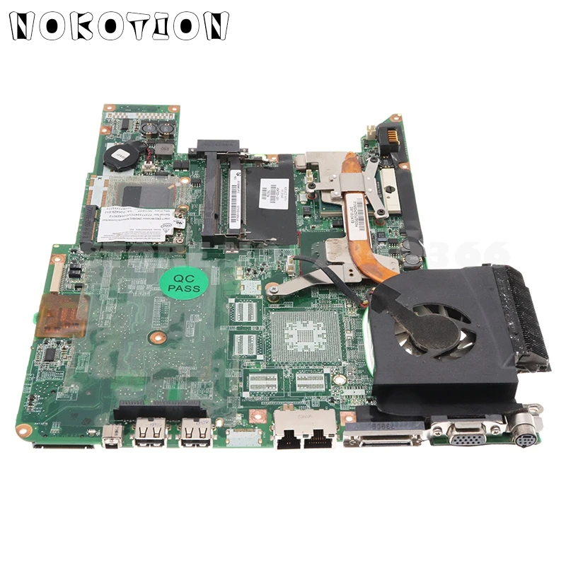 NOKOTION 434723-001 434725-001 для HP DV6000 PC материнская плата Бесплатный ЦП + радиатор wifi 434722-001