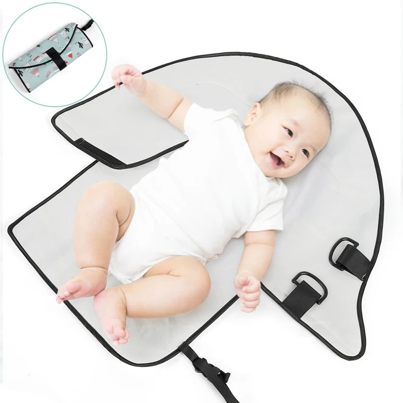 

Портативный дышащий Пеленальный Коврик для младенцев, сменная подушка из ТПУ, водонепроницаемый Легкий Дорожный комплект для младенцев
