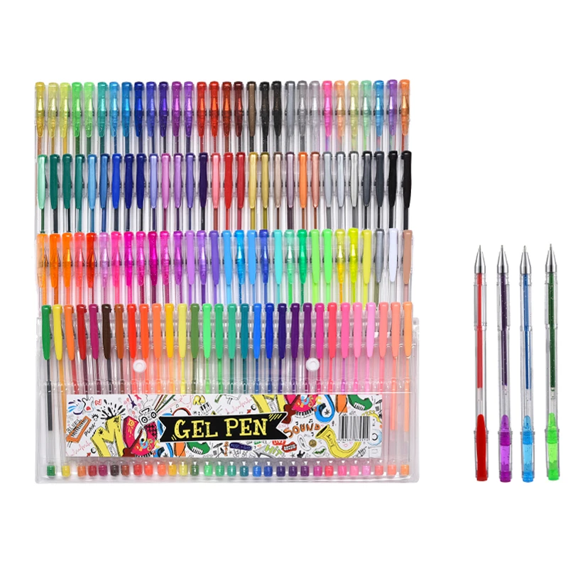

100/120 Hand Account Pen 0.8mm Color Gel Pens School Office Supplie Drawing Painting Sketching Cute Student Signature 040301