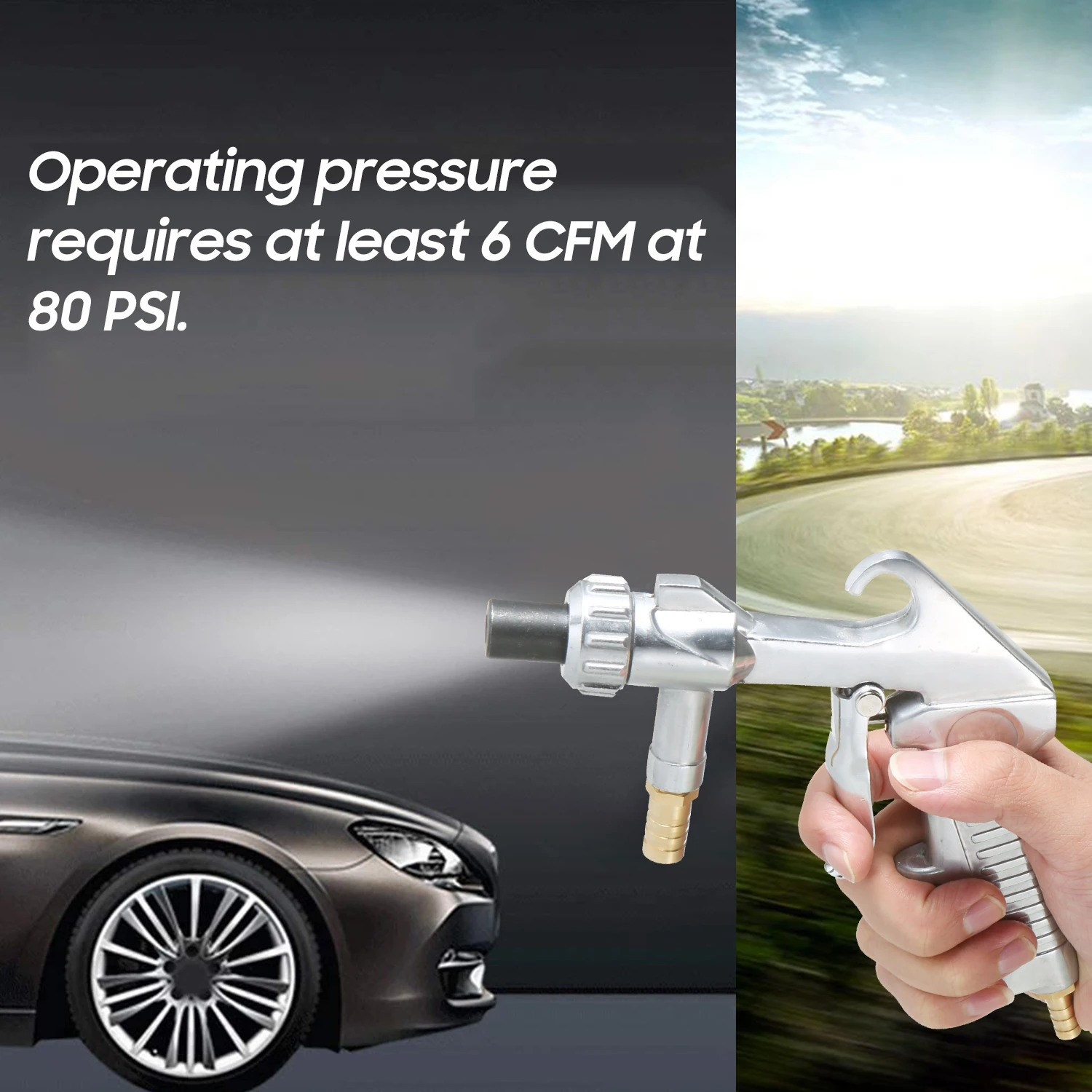 

Undercoating Spray Gun Automotive Chassis Paint Sprayer with Air Inlet for Rubberized Undercoating Chip Guard Antirust Paint