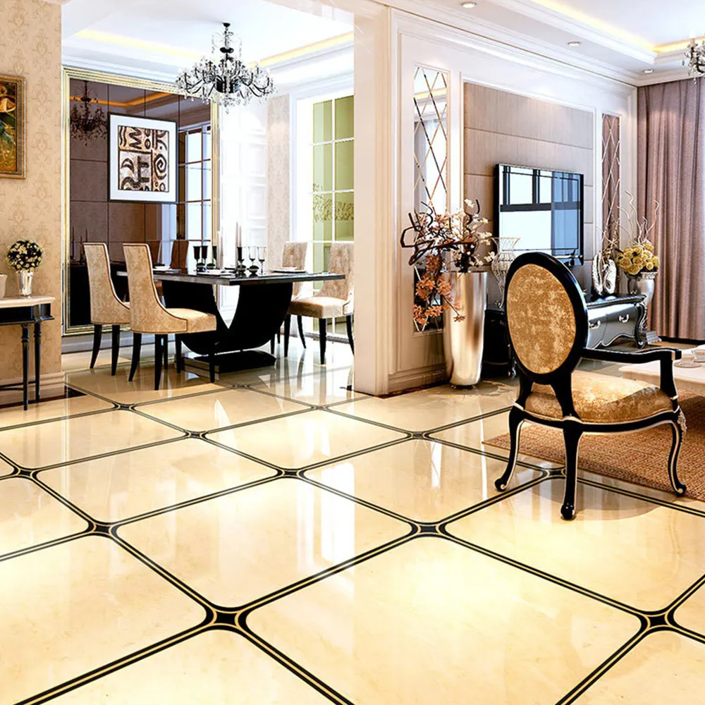 Самоклеящаяся наклейка для плитки черного и золотого цвета 5 м водонепроницаемая