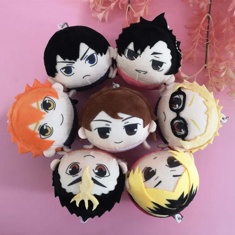 

Аниме Haikyuu! Tobio Kageyama Oikawa Tooru Hinata Shoyo Kei Tsukishima симпатичная мультяшная кукла Dango брелок Подвеска Игрушка Косплей