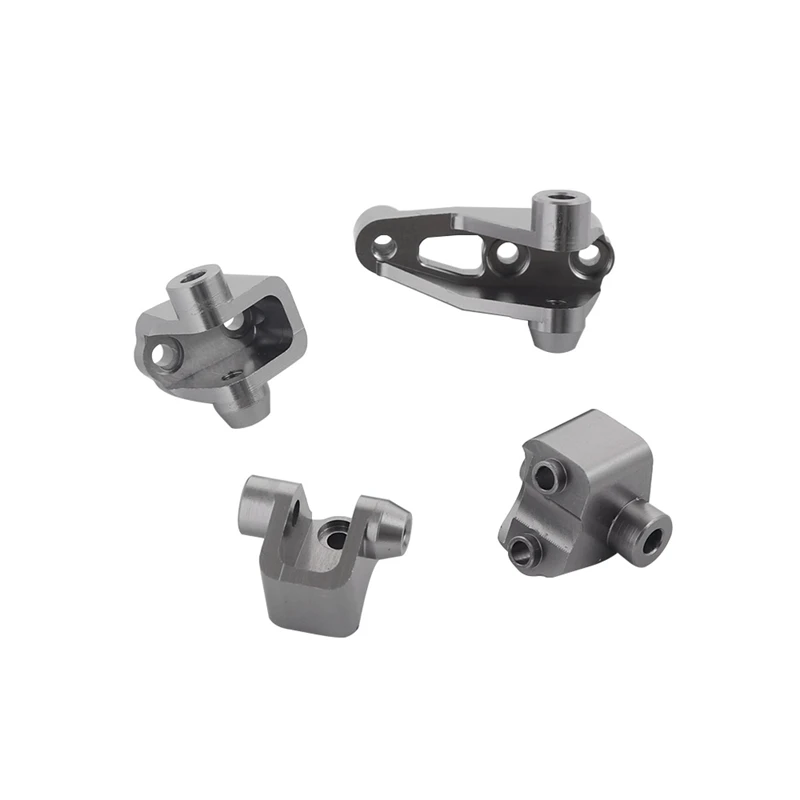 

4PCS Aluminum Alloy Front Rear Axle Rod Parts for 1/10 RC Simulation Model Climbing Car Traxxas TRX-4