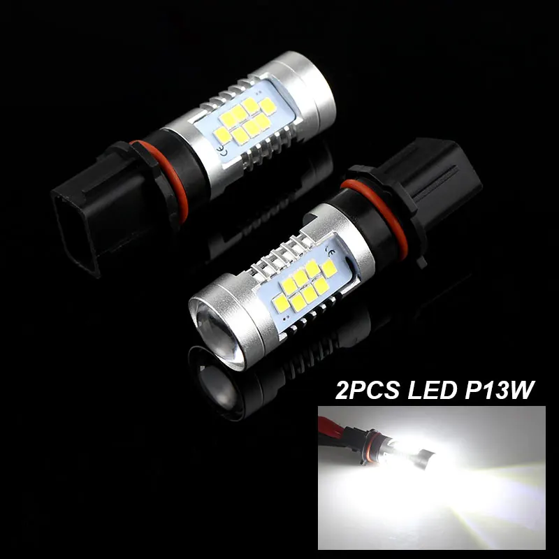 

2 шт. Canbus No Error P13W светодиодные противотуманные фары дневного света белые для Skoda Yeti 5L Mazda CX-5 Audi A4 B8 Q5 Chevy Camaro W212