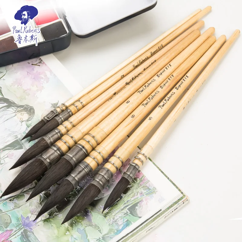 Кисть для акварели Paul Rubens держатель лака/товары рукоделия дерево разные