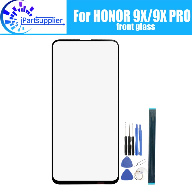 Переднее стекло для Huawei HONOR 9X 100% Оригинальный сенсорный экран внешнее телефона