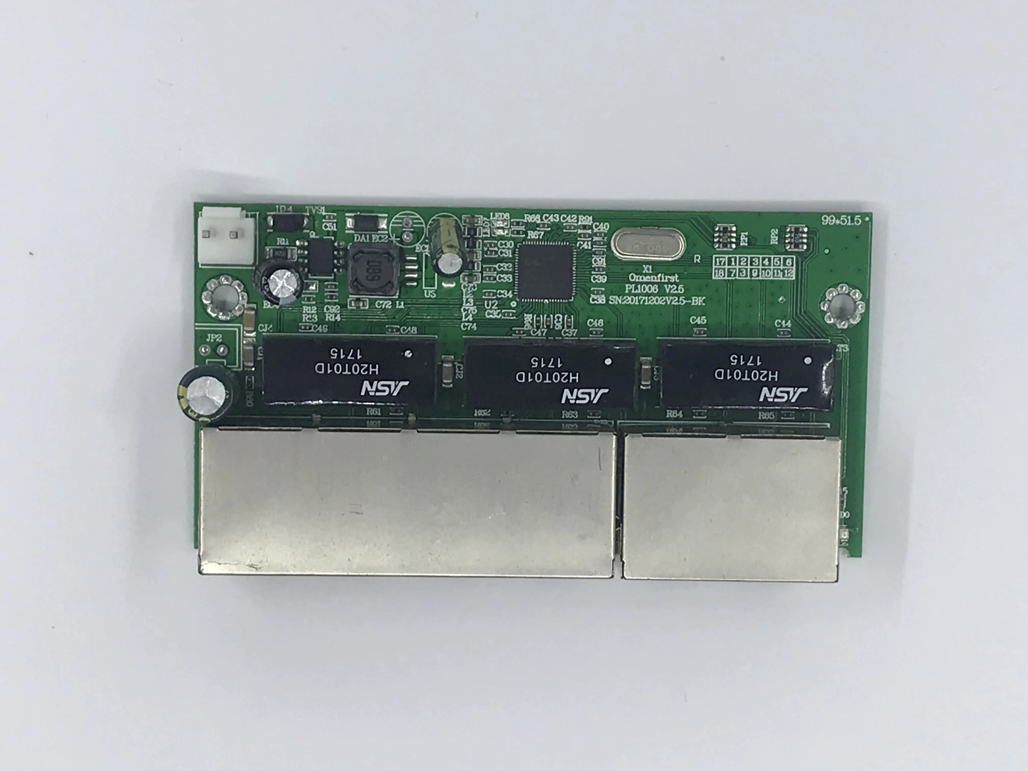 CCTV активный 6-портовый 10/100M PoE коммутатор Power Over Ethernet для системы POE IP-камер Настольные коммутаторы 2-портовый восходящий.