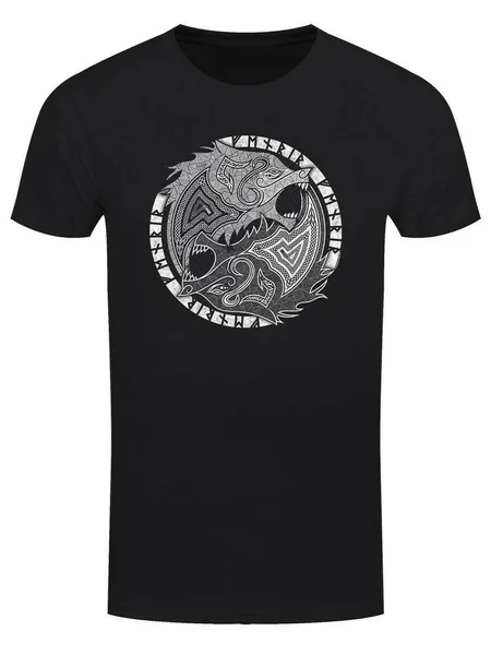 

T-shirt Fenrir the Wolf Men's Black