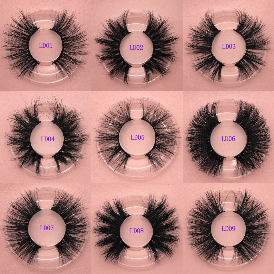 

Makeup 25mm Mink Lashes False Eyelashes 5D Mink Lashes Dramatic Full Strip Lashes 3D Mink Eyelashes Extension Cruelty Free Mink