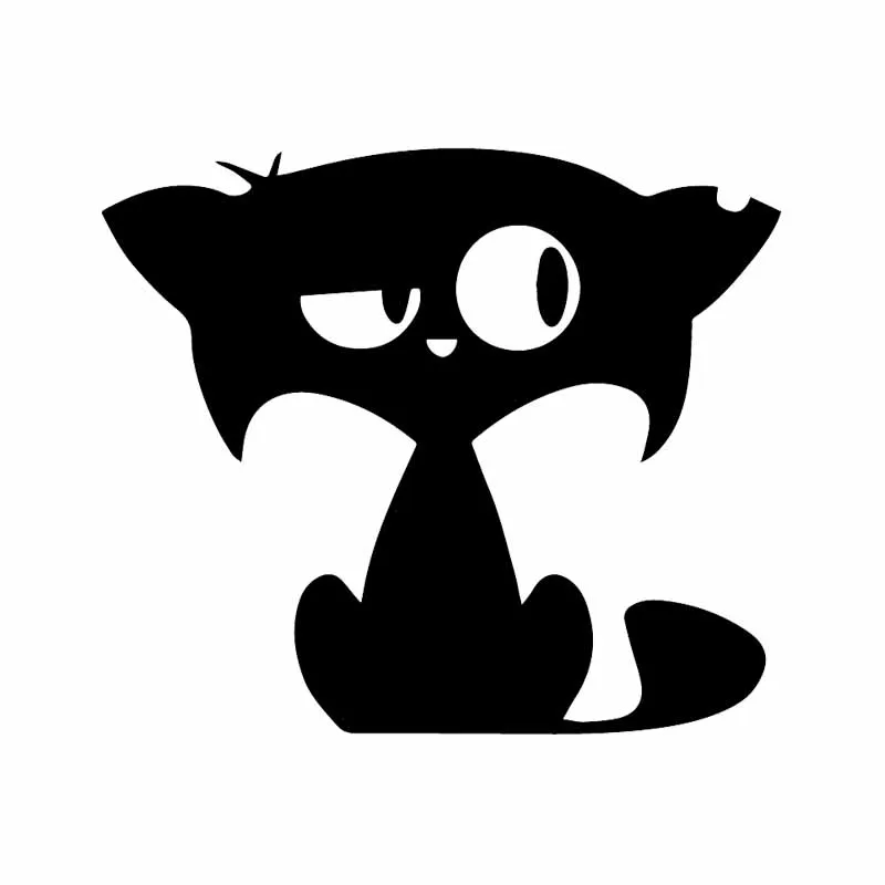 

15cmx13cm Funny cat Car-Sticker Automobiles Motorcycles Window Bumper Laptop Vinyl Decal PVC Decorative Goods