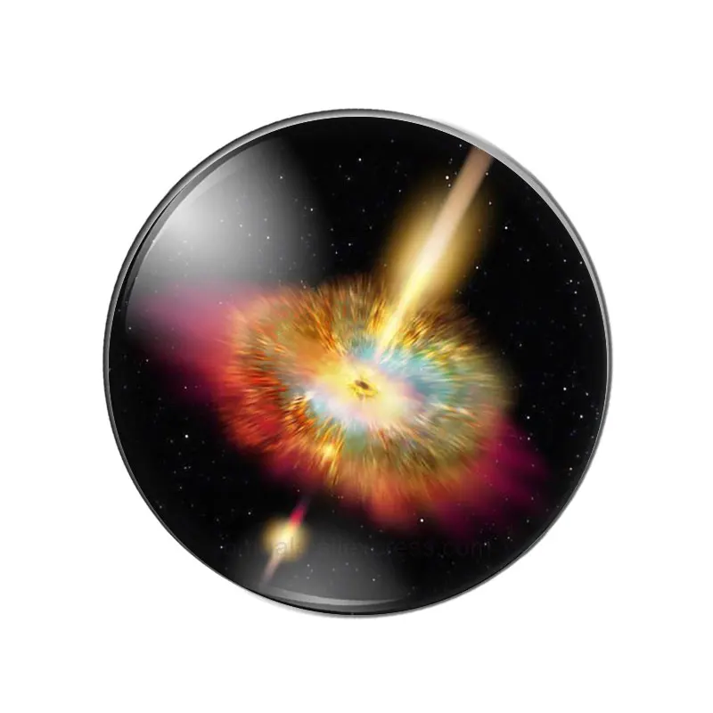 Новинка Космический небула стеклянный кабошон купол астрономический гик модные
