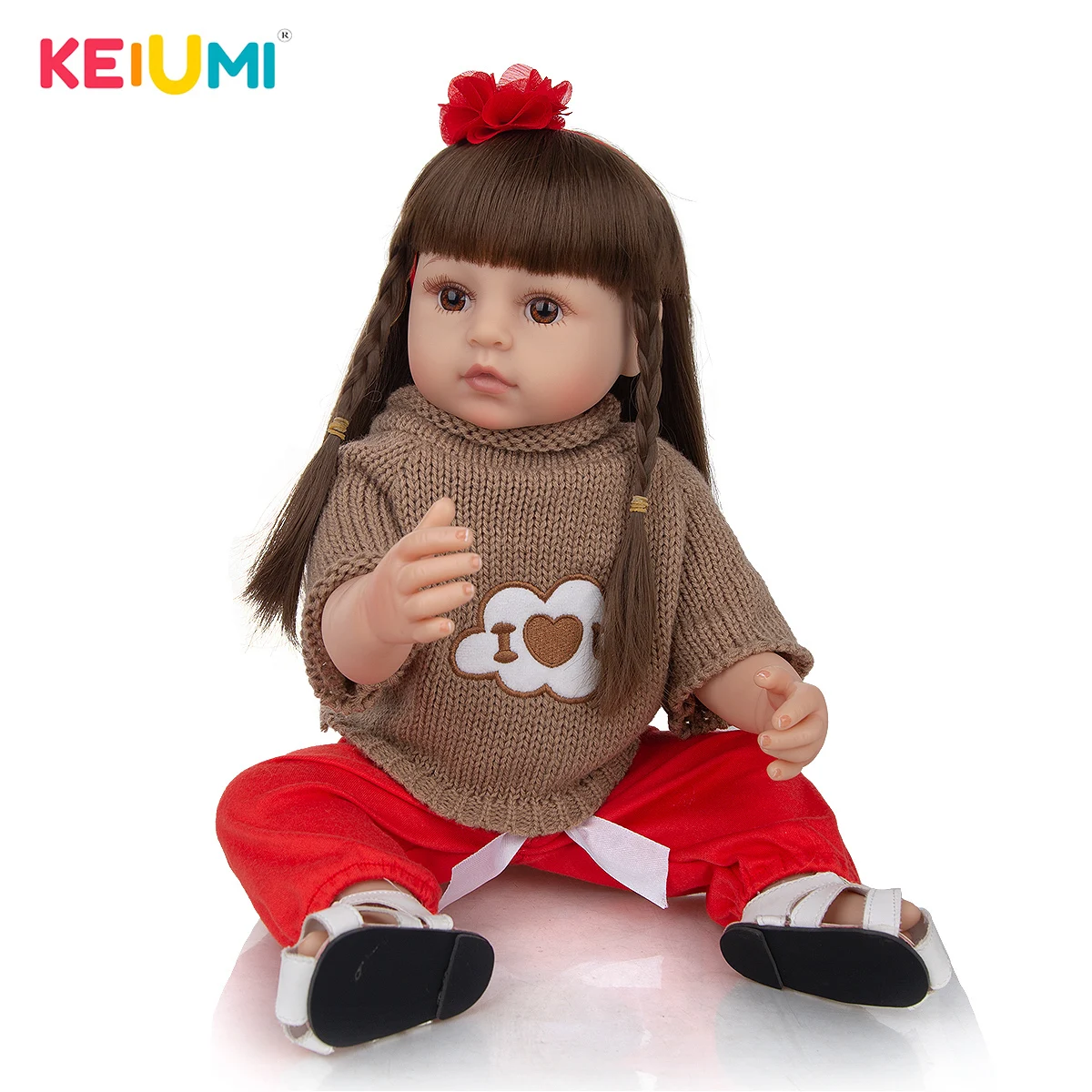 55 см Силиконовые Детские куклы для девочек принцесса Reborn Baby Doll очень мягкие всего