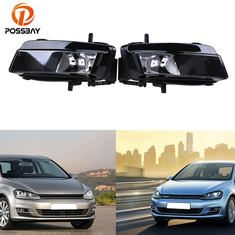 Противотуманные фары POSSBAY без ламп для 2014 2015 2016 VW Golf MK7 | Автомобили и мотоциклы