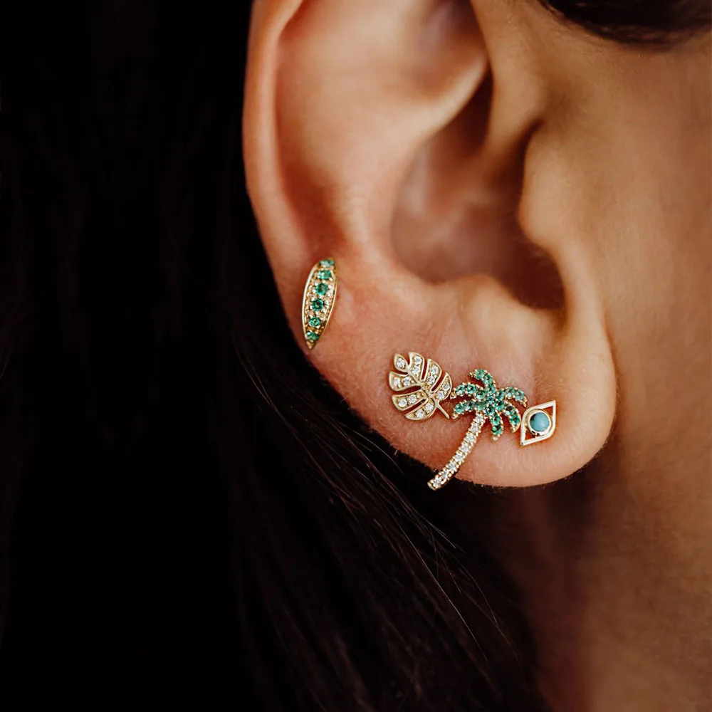 Милые и красивые серьги в виде фотоблесток 2021 летняя мода разноцветные женские с