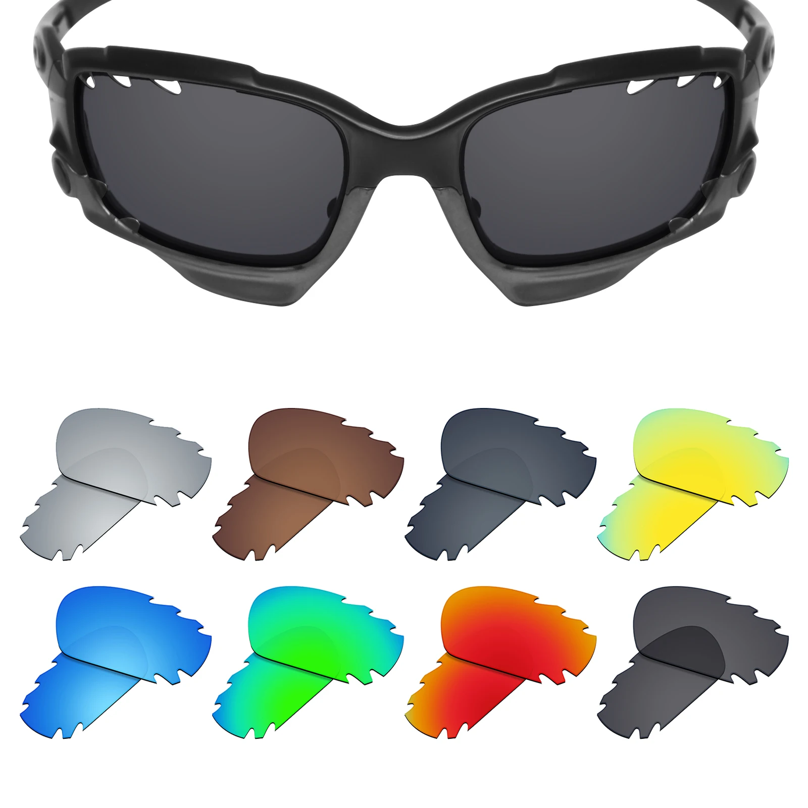 SmartVLT Performance Polarized Replacement Lenses for Oakley Jawbone Vented Sunglasses - Multiple Options