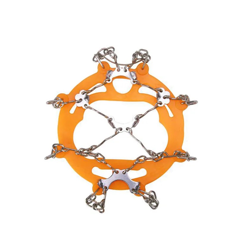 

1 Pair 8 claw traction ice claw anti-skid skid boots outdoor snow walking climbing shoe cover tire jaw claw outdoor Snow Shoes
