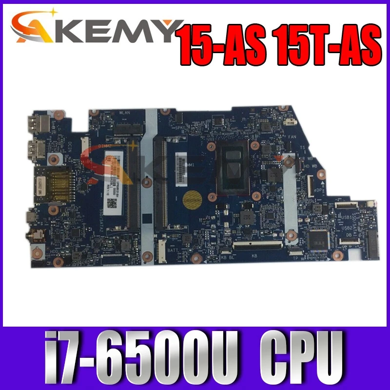 

100% рабочая 100% hp 15-как 15T-AS материнская плата для ноутбука 857242-601 857242-501 857242-001 аккумулятор большой емкости i7-6500u 6050A2821201-MB-A01 оригинал