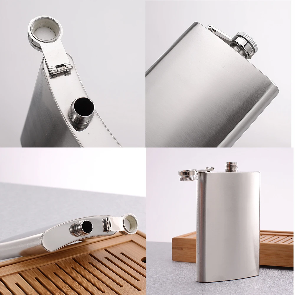 Горячая Распродажа фляга уход за автомобилем 1 шт. 10 8 6 4 2 oz Нержавеющая сталь