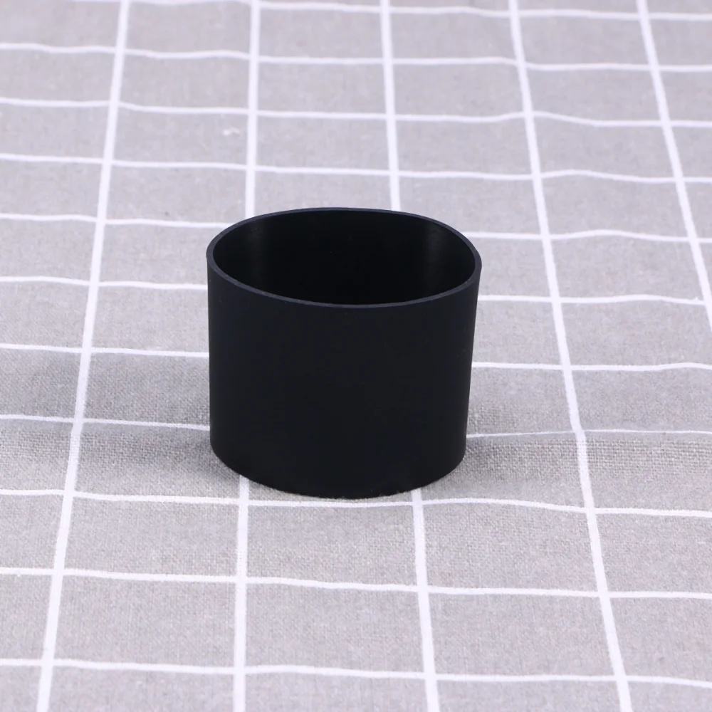 

Silicone Heat-resistant Cup Sleeve Protective Non-slip Water Glass Cover for Bottle Mug (Black)