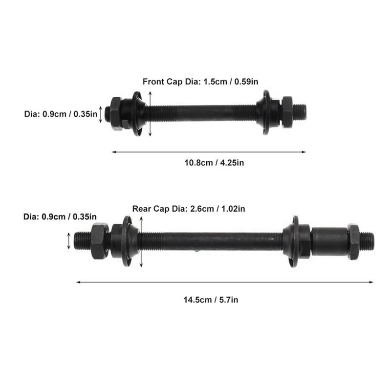 Быстросъемная Передняя Задняя велосипедная ось ступица колеса подходит для