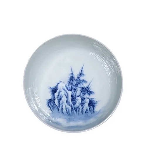 Figura oculta JingLin FengQingYueMing taza azul 150 cc-2