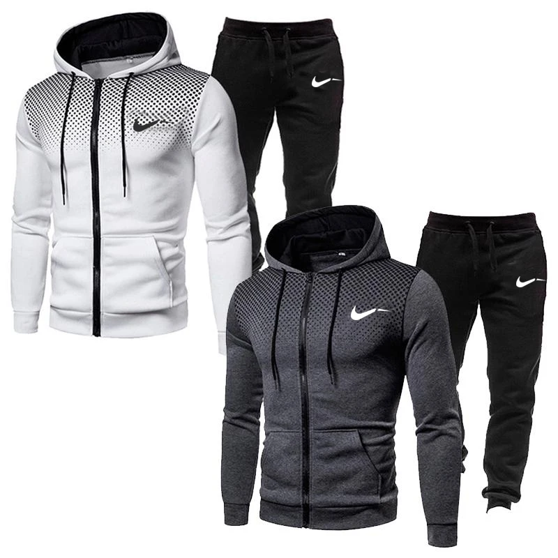 

2021 track suit men's suit winter hoodie new brand men's casual hoodie + pants sports suit street suit clothing jogging sets