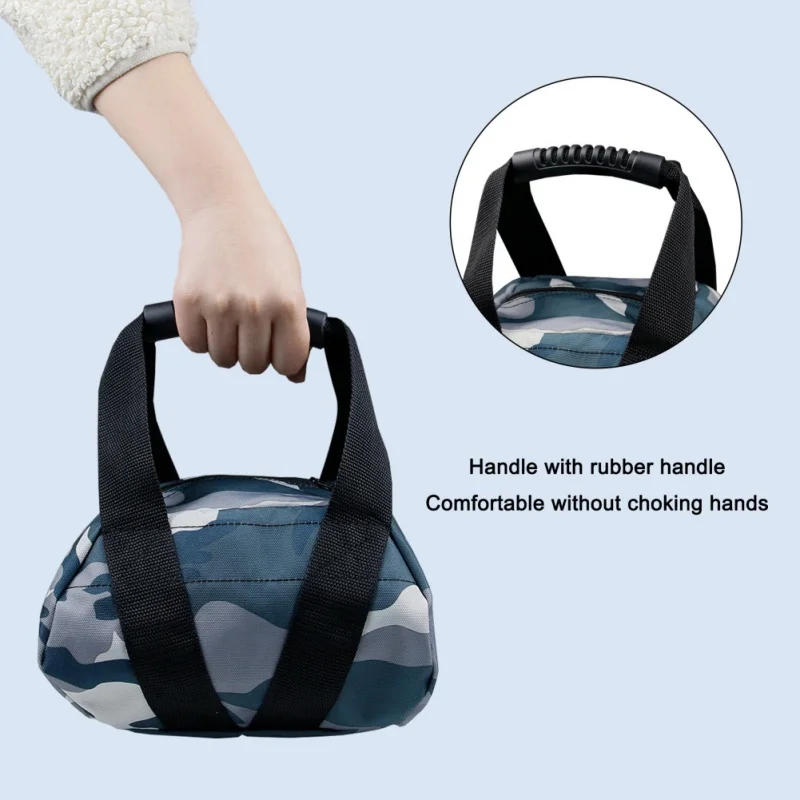 

900D Fitness Weightlifting Sandbag Oxford Camouflage Handbag Expanding Training Sandbag Gym Workout Fitness Equipment QM