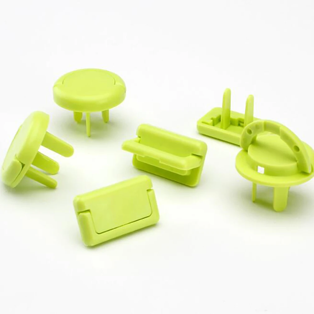 

6pcs/lot Power Socket Mains Outlet Plug Protective Cover For Baby Child Safety Electrical Security Lock Protector Enchufe