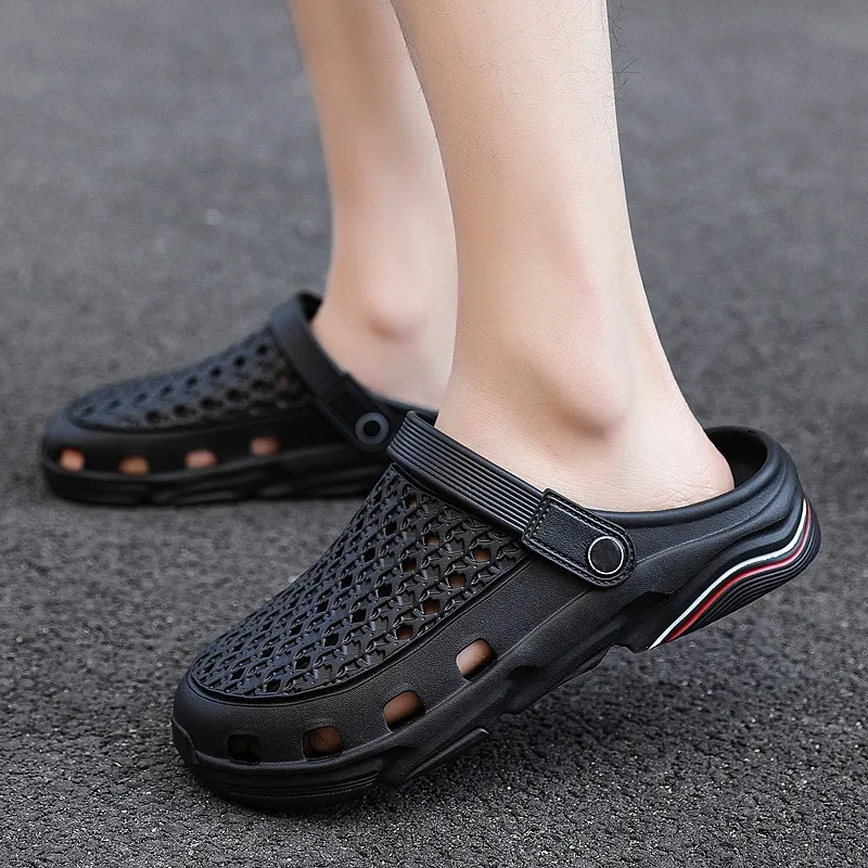 

Sandals Trekking Man Casual Shoes For Men Summer Clappers Men's Rubber Flip Flops Slip-Flops Sandal Flop Sneakers Mens Male