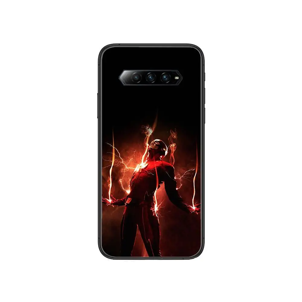 

The Flash tv style Anime Phone Case For xiaomi Black Shark 2 3 3s 4 Pro Helo Black Cover Silicone Back Prett