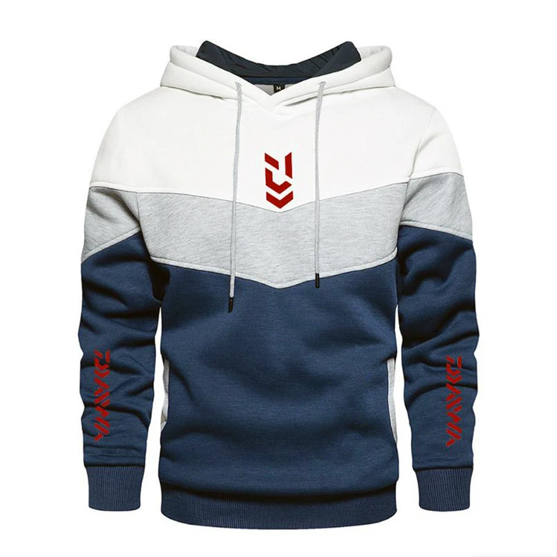 

2021 new daiwa sweater autumn/winter outdoor sweatshirt hoodie fashion fleece thickening couple print fishing pullover daiwa