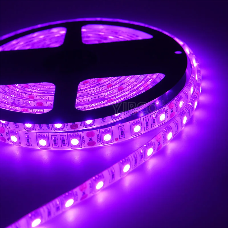 DC12V 5050 SMD 60 Светодиодный s/m светодиодная лента 1 м 2 3 4 5 гибкая осветительная IP30/IP65