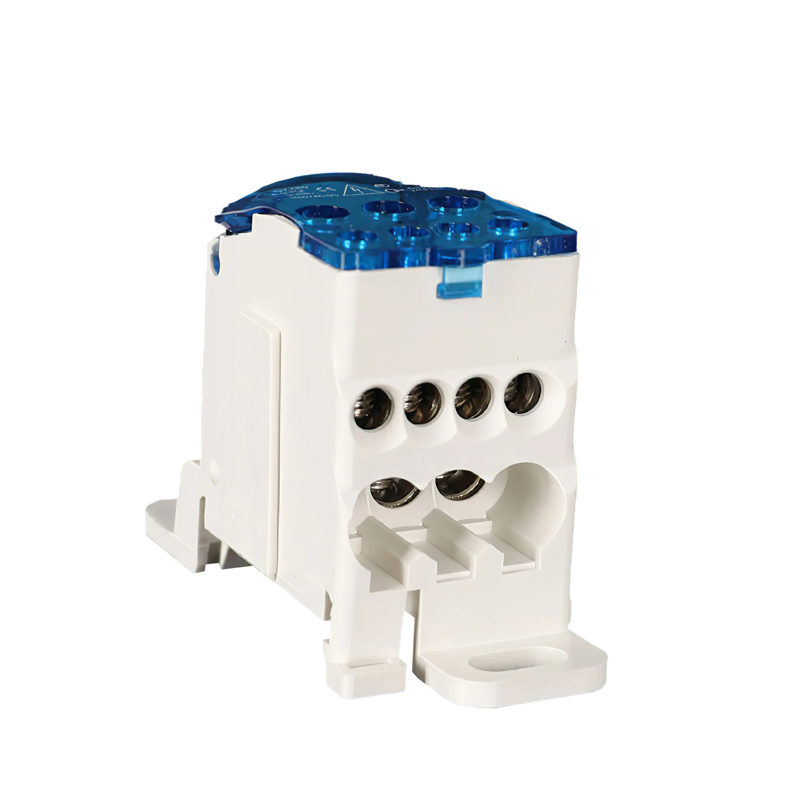 

UKK-80A Din Rail Distribution Box Terminal Block 1 In Many Out Power Junction Box 80A 1000V Universal Electric Wire Connector