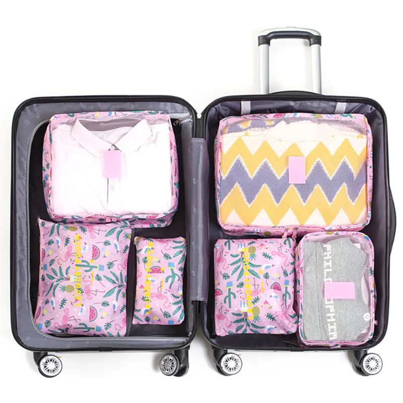 6 шт. дорожный органайзер для одежды косметики|Сумки вещей| |