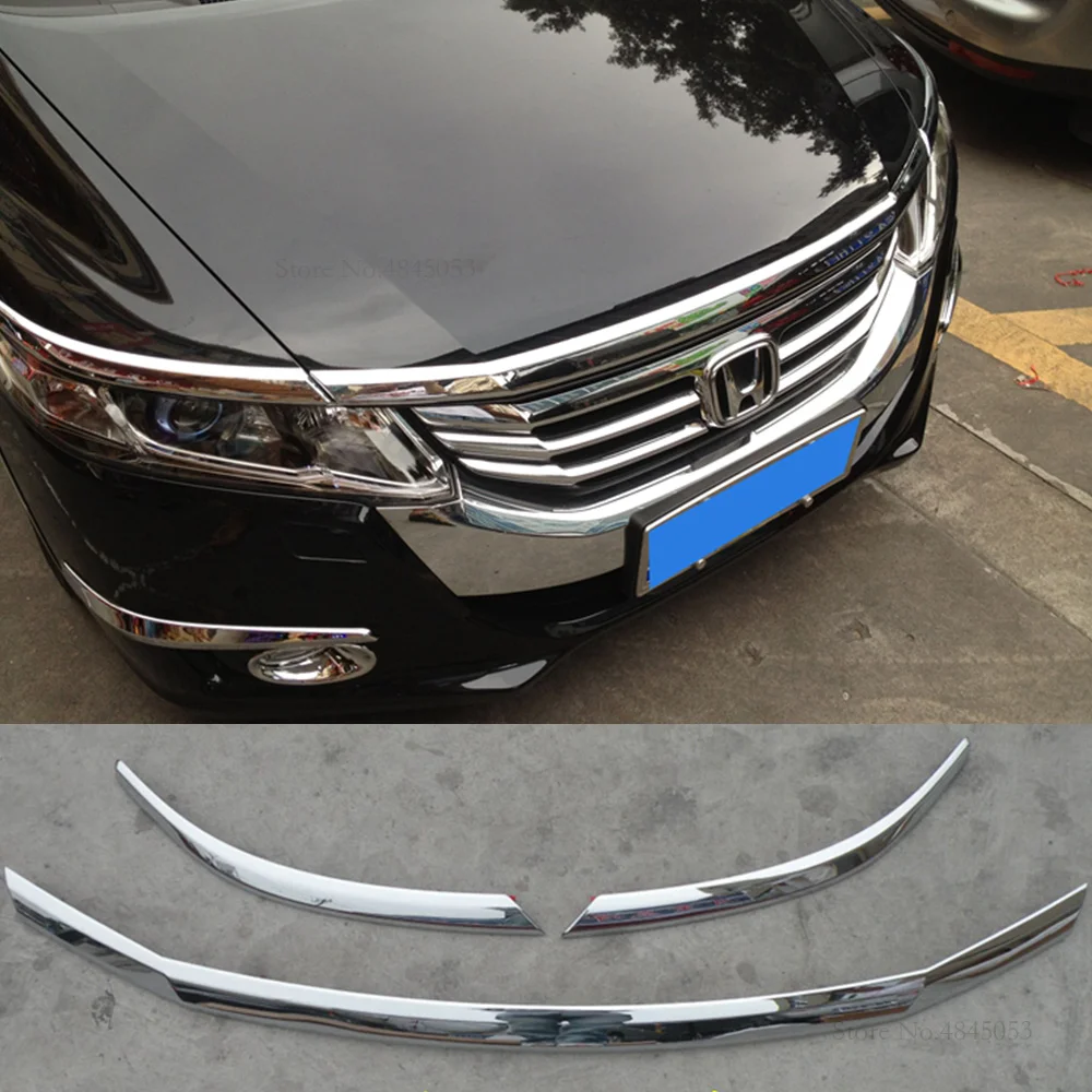 AITWATT для Honda Odyssey 2009 2014 АБС пластик хром передняя решетка двигателя верхняя крышка