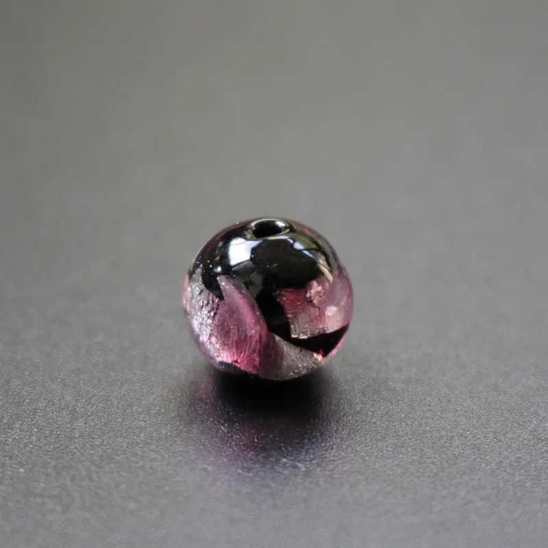 

10pcs 10mm Japanese Style Luminous Lampwork Glass Beads Light purple Color for jewelry Making