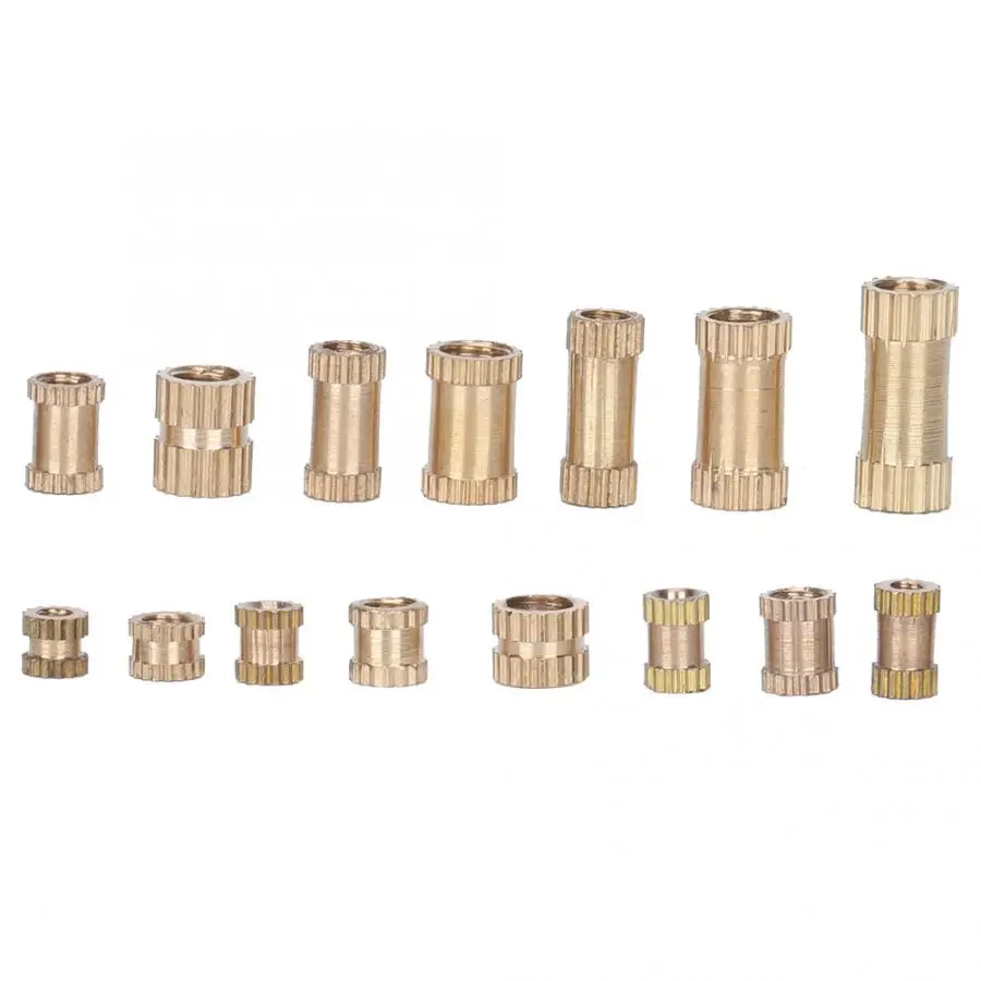 450 шт. вставная гайка латунь высокая твердость устойчивость к коррозии набор