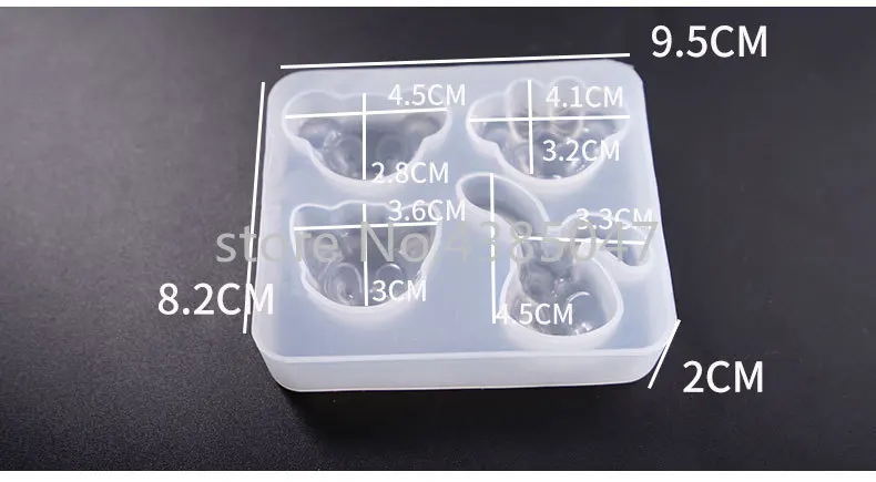 Силиконовая форма в виде кролика для украшения торта 1 шт.|Инструменты и